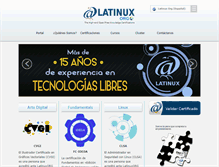 Tablet Screenshot of latinux.org