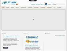Tablet Screenshot of co.latinux.org